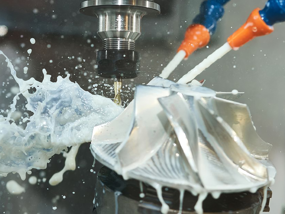 Semi-synthetic cutting fluids